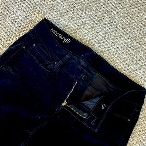 Ann Taylor black velvet pants.